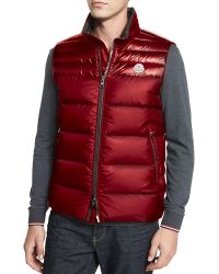moncler tib vest burgundy moncler tib vest burgundy