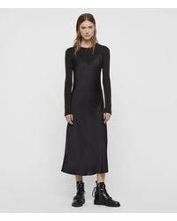 allsaints hera leopard dress