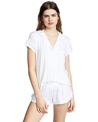 eberjey gisele short sleeve long pant pajama set