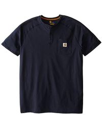 carhartt force short sleeve henley