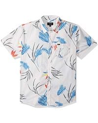 brixton charter print short sleeve shirt