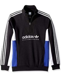 adidas originals apian pullover half zip sweatshirt