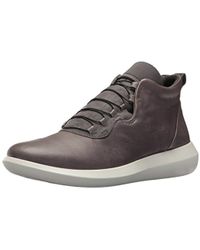 Ecco Leather Scinapse Roadmaster Shoes in Gray for Men Lyst ECCO SCINAPSE HIGH Top Sneaker Men's Size 9 9.5 Gray