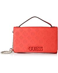 guess kamryn top handle crossbody wallet