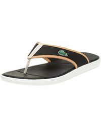 lacoste l30 flip flops