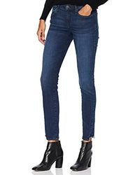 True Religion Halle Blue Denim Superstretch Jeans Skinny Donna