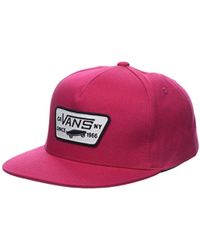 vans snapback hombre rojas