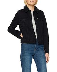 Levi's Original Sherpa Trucker - Nero