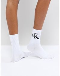 Calvin Klein Calzini con logo - Bianco