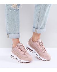 nike air max 95 premium trainers in pink nike air max 95 premium trainers in pink