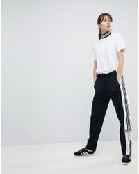 adidas originals three stripe chiffon pants