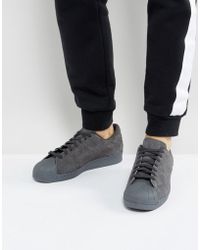 adidas superstar scarpe originali in grigio bz0566 in nero per gli uomini. adidas superstar scarpe originali in grigio bz0566 in nero per gli uomini.
