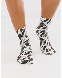 ASOS Cow Print Sock - Multicolour