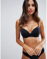 Wonderbra Minimal Chic Wireless Push-up Bra A - Dd Cup - Black