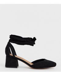 wide fit fluffy heels