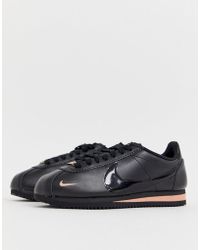 nike cortez premium black rose gold