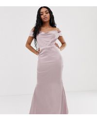 missguided maxi dresses pink blush train dress