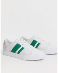 Defeat Sneakers In White And Green Defeat Sneakers In White And Green