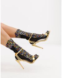 ASOS Calzini con paillettes multi - Multicolore