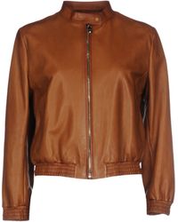 Women's Miu Miu Leather jackets from $175 - Lyst