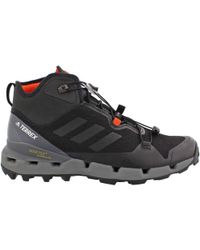 lyst adidas originali terrex swift r metà gtx scarpa in nero lyst adidas originali terrex swift r metà gtx scarpa in nero