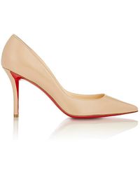 christian louboutin apostrophy kid leather slingback pumps christian louboutin apostrophy kid leather slingback pumps