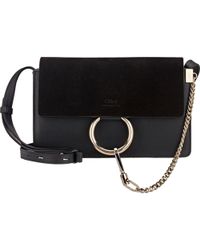 chloe bag faye black