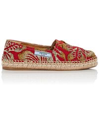 prada brocade espadrilles