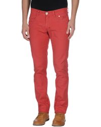 9.2 By Carlo Chionna Casual Trouser red - Lyst