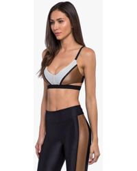 Koral Limerence Infinity Sports Bra - Black/toffee/egret