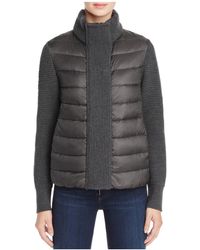 moncler cardigan - maglione textured down moncler cardigan - maglione textured down