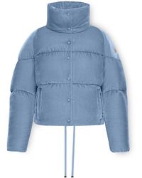 moncler cercis cropped velvet puffer coat moncler cercis cropped velvet puffer coat