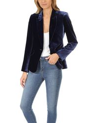 L'Agence Chamberlain Blazer Navy - Blue