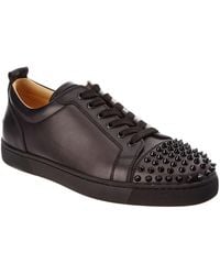 christian louboutin junior spikes black christian louboutin junior spikes black