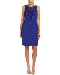 Lyst - Sue Wong Beaded Dress in Natural