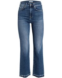 7 For All Mankind Cropped-Jeans - Blau
