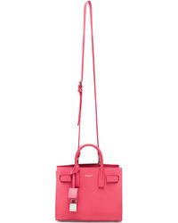 yves saint laurent luggage - Saint laurent Sac De Jour Nano Textured Leather Tote in Red | Lyst yves saint laurent luggage - Saint laurent Sac De Jour Nano Textured Leather Tote in Red | Lyst