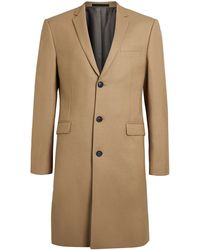 Topman | Camel Wool Skinny Smart Frock Coat | Lyst