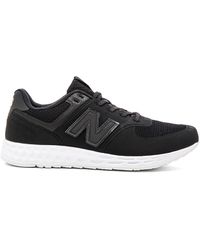 New Balance | black MFL574 Mesh Low-Top Sneakers | Lyst