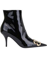 glitter thigh high boots balenciaga