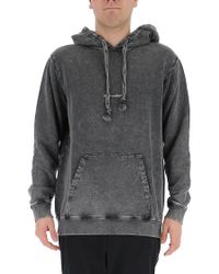 saint laurent washed hoodie