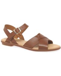 Gild Brown Sling In Willow Clarks Back Sandals Lyst n8OwP0kX