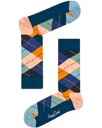 Happy Socks Argyle Socks - Blue