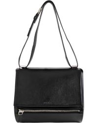 Givenchy Medium Pandora Leather Studded Bag in Black | Lyst