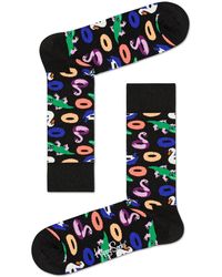 Happy Socks Pool Party Sock - Black