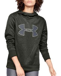 under armour women's ua camo big logo hoodie