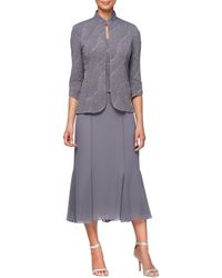 alex evenings chiffon cover up