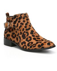 steve madden rockstar leopard bootie