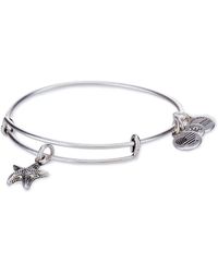 Lyst Alex And Ani Starfish Charm Bangle Bracelet In Metallic Alex And Ani Starfish Charm Bangle Bracelet Lyst