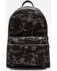 Giuseppe In Zanotti Camouflage Backpack Leather Textured Black Lyst Rq8CC